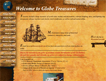 Tablet Screenshot of globe-treasures.com